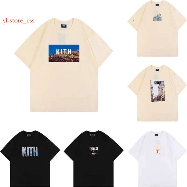 Designer Kith T-shirts Tom Jerry T-shirt Designers Men Tops Women Casual Short Sleves Sesame Street Tee Vintage Fashion Clothes Tees T-shirt de haute qualité 3296