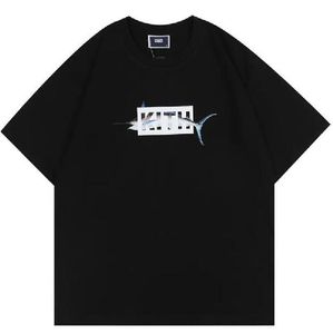 Designer Kith Tees T-shirts pour hommes Summer Print 100% T-shirt décontracté pour hommes et femmes Tee Luxury Street Cotton T-shirt Taille américaine S-XL
