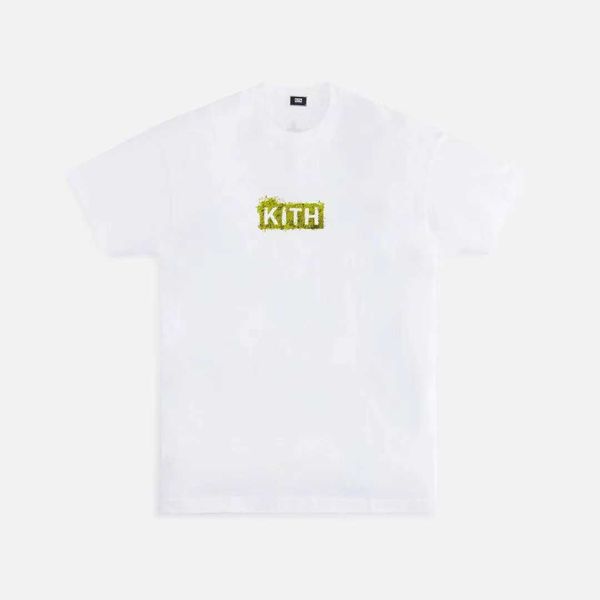 Designer Kith Vanilla Matcha Ice Cream Lâche Col Rond Manches Courtes Couple T-shirt Imprimé T-shirt