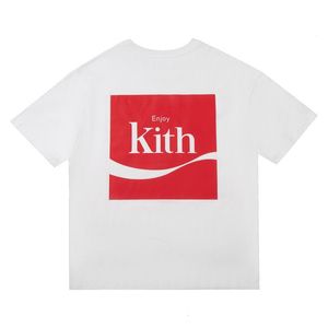 Ontwerper Kith x Ksubi Letter Tee Washed Cotton Crop Streetwear Kwaliteit T-shirt t Shirts grafisch voor mannen Vintage Herenkleding oversize a137