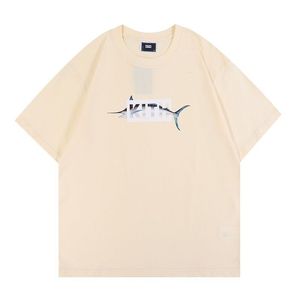 Designer Kith x Ksubi Letter Tee Washed Cotton Crop Streetwear Qualité T-shirt T-shirts graphiques pour hommes Vintage Mens Vêtements surdimensionné a131