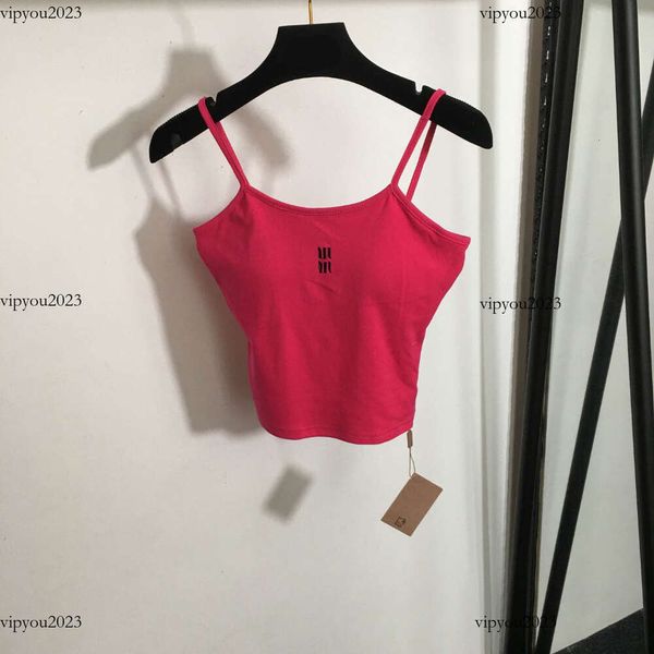 Designer Knit Vest Women Brand Clothing for Womens Summer Tops Fashion Letter Logo Girl Sans manches T-shirt 16 avril