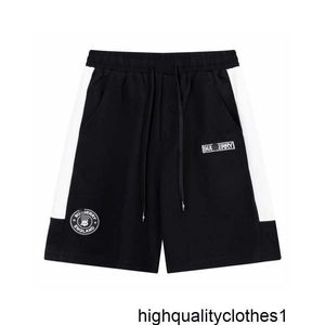 Designer gebreide correcte editie casual shorts voor jongens zomer losse elastische capri gebreide beschermbroek sportbroek met rechte pijpen BIUC