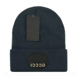 Sombreros de punto de diseñador Gorro para hombre y mujer Gorros de punto térmicos para otoño/invierno Opción multicolor Adecuado para regalo con diadema grande G239218PE-3