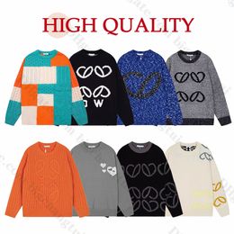 Designer Knitwear Automne Knitwear Pull en tricot élégant pour femme Hiver Haut décontracté pour femme Brodé Chaud Nouveau col mohair
