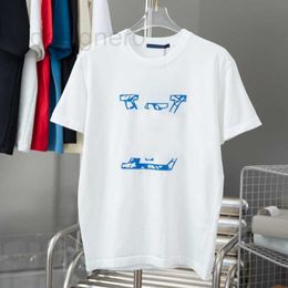 Designer Knitwear T-shirts masculins à manches courtes t-shirts hommes lettres lettre T-shirt Designer de haute qualité couple d'été respirant vhtt