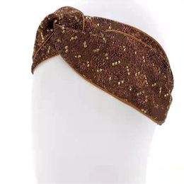 Bandons de bande de nœuds de créateur pour femmes lettre de fil de mode de mode imprimé grosse tête élastique écharpe croix de poil de cheveux Hairban229s