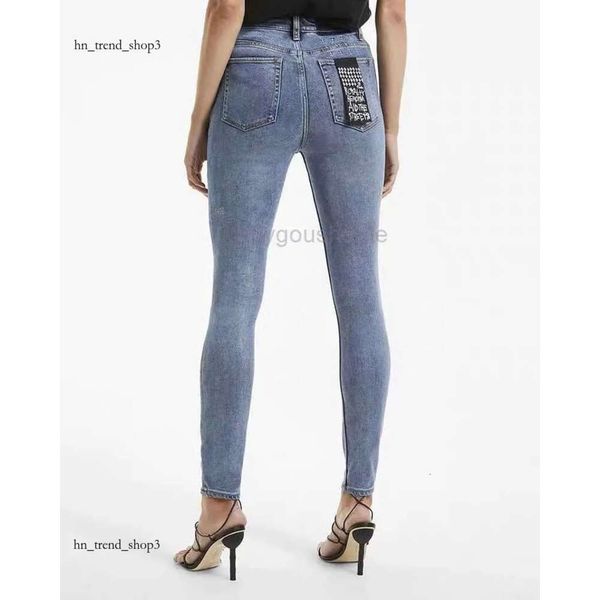 Diseñador Ksubi Jeans para RIP Denim Pintura gris Pantelante Pantra de hueso Skintight Denim Fashions Woman Denim Ksubi Jeans 121