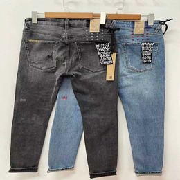 concepteur ksubi jeans hommes mi-taille élastique vêtements pour hommes serré skinny jeans designer hommes mode