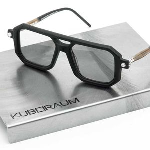 Designer Kuboraum top lunettes de soleil marque de mode allemande Kuboraum nouveau P8 grandes lunettes à monture carrée optique