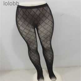Designer Lace Mesh Kousen Hollow Out Panty Sexy Panty Hosiery Style Letter Letter Leggings Socks for Women Pobb'gg ''