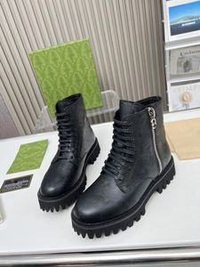 Designer veterschoenen Martin hoge kwaliteit heren dames halve laars klassieke stijl schoenen winter herfst snowboots