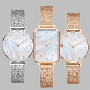 Designer dames 3AMT dw étanche diamants montre-bracelet 3A montre à quartz en or 28 mm 32 mm boucle petite perceuse ronde 316 acier fin spo304F