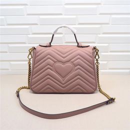 Diseñador-Bolso de mujer 2019 nuevo bolso de moda de verano bolso de hombro simple paquete femenino diagonal tamaño 27 * 19 * 10 CM