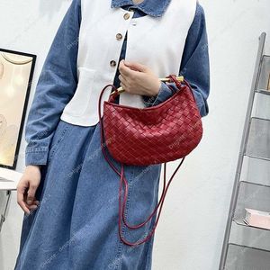 Designer Lady Fish Bags 2024 Tas Weave Handtas Dames Tote Medium Bakken Gehaakt Handvat Sardine Leer 7a tassen luxe handtassen 35/23cm