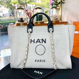 Designer Large Deauville Tote Beach Sacs Luxury Hands Mandbag Purse Shop Travel Bager CC Bag