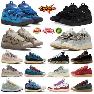 Ontwerper Lavinas Curb casual schoenen 90s buitengewone schoen in reliëf leverleer lavinss Suede sneakers rubber lavines schoenen platform Scarpe dames trainers