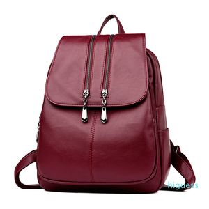 Designer- sacs à dos en cuir pour adolescentes 2019 nouveau sac à dos pour ordinateur portable dames mode sac à dos décontracté cartable sac d'école