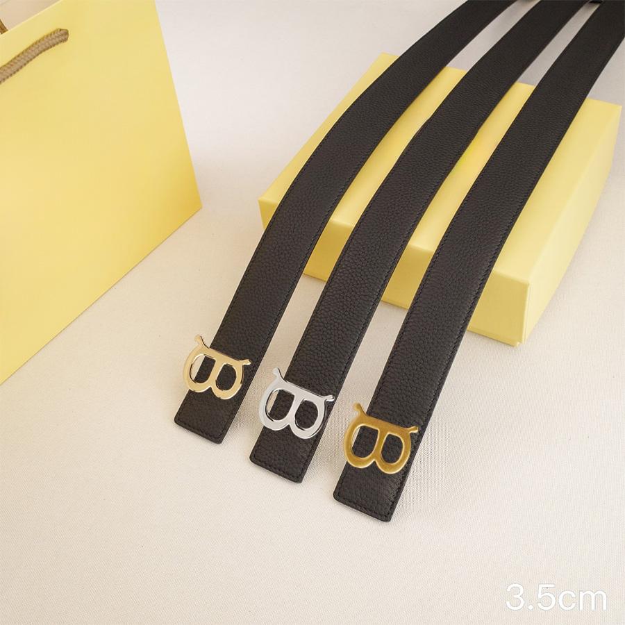 Designer Leather Belt for Men Women Fashion Letter Buckle Casual Business Belts Width 3.5 CM 18 Options