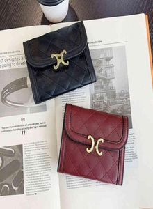 Designer Leather Ceeline Card Wallets Womens Mens Europe et Amérique Brands de mode décontractés Small New Long Wallet Handbag étudiant MI6975865