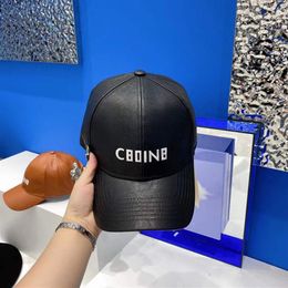 Sombrero de cuero de diseñador Gorras de bola de moda Gorra de ocio para hombre mujer Popular 2 colores de alta calidad 230K
