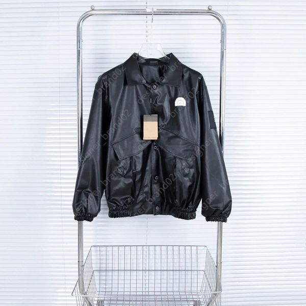 Diseñador chaqueta de cuero abrigos para mujer para hombre invierno a prueba de viento impermeable calle motocicleta chaquetas S-XL