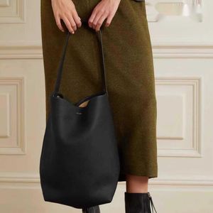 Sac fourre-tout grande capacité en cuir design n/s Park Tote Bag minimaliste épaule seau