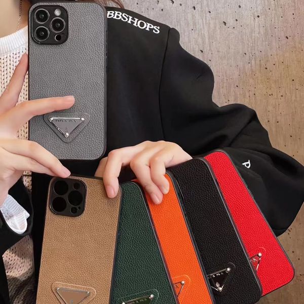 Fundas de teléfono de cuero de diseñador para Samsung S10 S20 S21 S22 S23 S24 S25 S26 Plus Funda de monedero de alta calidad con caja Rojo Negro Gris Verde Caqui Color naranja