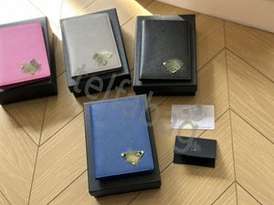 Designer Leer Stijlvolle mannen Vouwen lange ritssluiting Triangle Wallets Portemonent Holder Notes geldtortingen met doos flip -portemonnee Meerdere stijlen Pra Wallets