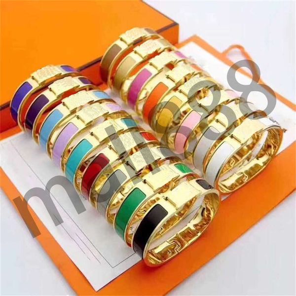 Bracelet Bracelet de 12 mm Bracelet Design de conception de mode Lettre de mode Gold Bracelets pour femmes hommes accessoires de tous les jours Party Mariage de la Saint-Valentin Cadeaux