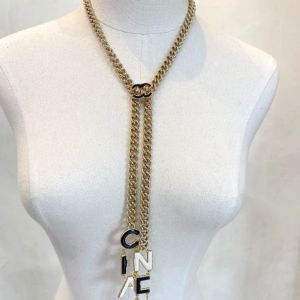 Designer Letter Pendant ketting 18k gouden sieraden 2023 Geschenken Charm ketting paar Love Choker Classic Design sieraden Groothandel G2308151PE-3