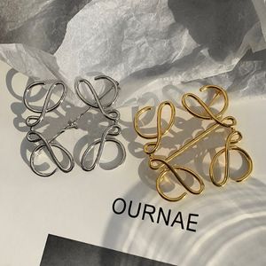 Designer Letter Pins Brooch Jewelry For Women Gold Broochs Mens Classic Brand Breastpin Scarf Suit Party Dress Ornament