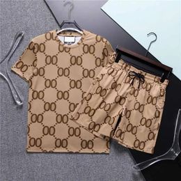 Designer Letter Print Set Heren Zomer Trainingspak Sweatshirt Strand Shorts Sets Heren Casual Polo T-shirts Sportkleding