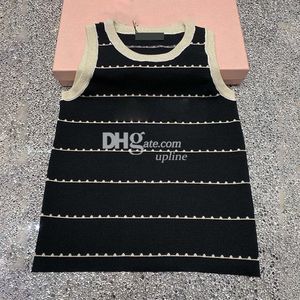 Designer Lettre Gilet Femmes T-shirt Noir Blanc Débardeur Classique D'été Sans Manches T-shirt Dames Vêtements Hauts