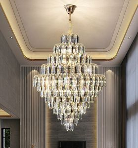 Designer Light Luxury Villa Main Hall Crystal Chandelier Luxury Hotel Restaurant Verkoopkantoor Custom Lights