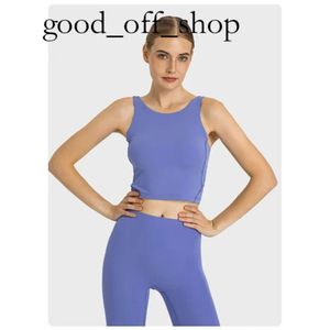 Designer Lingerie Lululemen Womens LL Stretchy Yoga BH Dames Klassiek U Ademend Sporttankondergoed Jogging Gewatteerd Gym Running Lingerie Blondewig Haikyuu 97