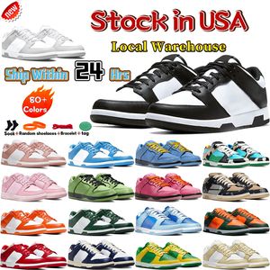 Diseñador Warehouse Running Zapatos Blancos Black Panda Gris Fog Rose Whisper Pink Blue Men Sports Sports Outdoor Stock en EE. UU.