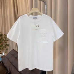 Designer LES CLASSIC V23SS FROMOSED étranger solide à manches courtes t-shirt étiquette d'été Nouvelle tendance polyvalente pour les hommes et les femmes