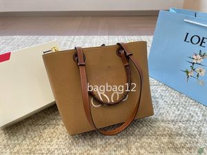 Designer loeweite Anagram Tote Bag Handbag Detachable Shoulder Strap Crossbody Bag Handmade Woven Single Shoulder Bag With Cow Leather Shopping Bag Caramel Bag