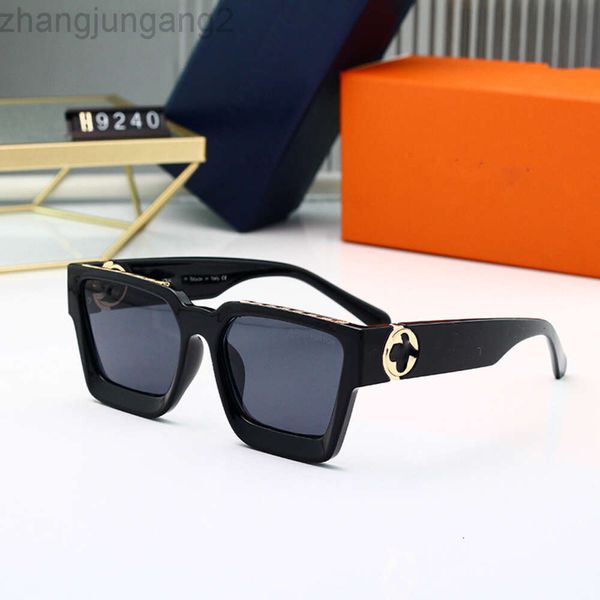 Lunettes de soleil de créateur Loius Vuiton New Net Red Street Photo Glasses Box Lunettes de soleil pour femmes