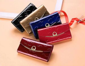Designer portefeuilles longs femmes de luxe rond hasp mode porte cutané portefeuille zipper téléphonique craquette monnaie sac à main multipon