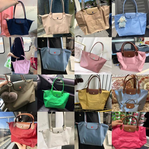 Diseñador Longchammp Tote Bag Classic Canvas Nylon Monedero de gran capacidad para mujer Duffle Fin de semana Lage Cross Body Hombro Hobo Embrague Bolsos Shopper Bolsos de viaje