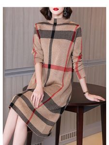 Diseñador Vestido LOOG para mujer Swater de invierno Autumn Invierno