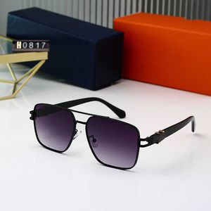 Designer LOU VUT luxe cool lunettes de soleil 2023 Metal Ocean Film Lunettes de soleil Overseas Fashion Street Photo Box Versatile Internet Red Glasses avec boîte d'origine