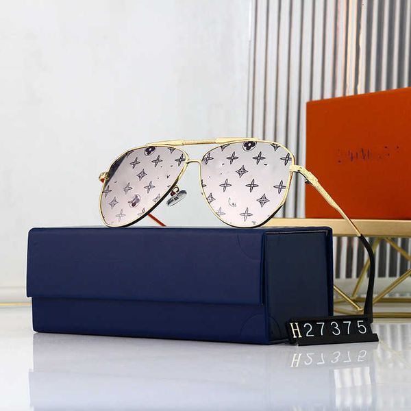 Designer LOU VUT lunettes de soleil cool de luxe diffusées en direct imprimées en version coréenne Toad light fashion avec des femmes avec boîte d'origine