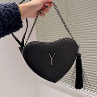 Designer Love Handbag Women Fashion Chain Messenger Sac Luxury Lady Heart en forme de bac à corps croisé 2023