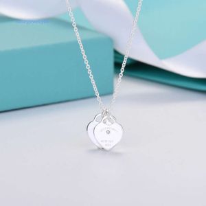 Designer LOVE Heart Colliers Femmes 925 Pendentif en argent Collier Bijoux de luxe Charme Collier pour femmes Premium Love Return