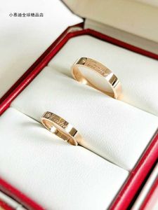 Designer Love Ring Luxe sieraden sieraden Kajia Love Smal Edition 18K Gold Diamond Full Sky Star Paar cadeau
