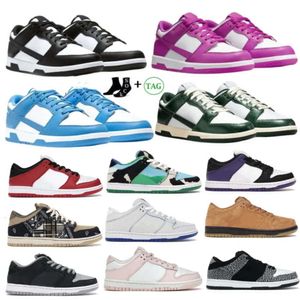 Chaussures de créateurs Low Running Panda Hommes Femmes Chaussures Baskets Gris Fog Label Active Fuchsia Disrupt 2 Pale Ivory Industrial Blue Sashiko