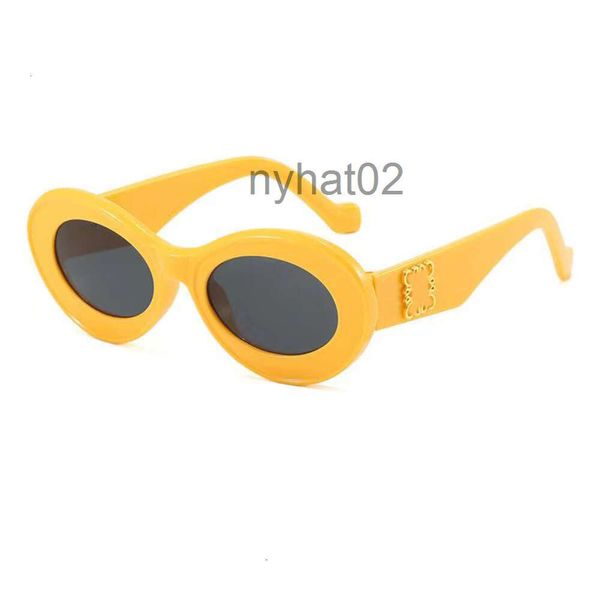 Designer Lowee Loweve Lunettes de soleil Cycle Luxe Mode Sports Polariser Sunglass Hommes Femme Baseball Conduite Festival Voyage Jaune Lunettes de soleil rondes